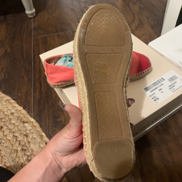 New Tory Burch espadrille slip on sandals Leather - Picture 3 of 3